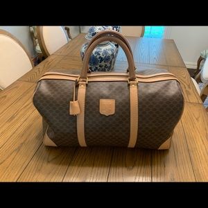 Celine Macadam Vintage Small Duffle Bag